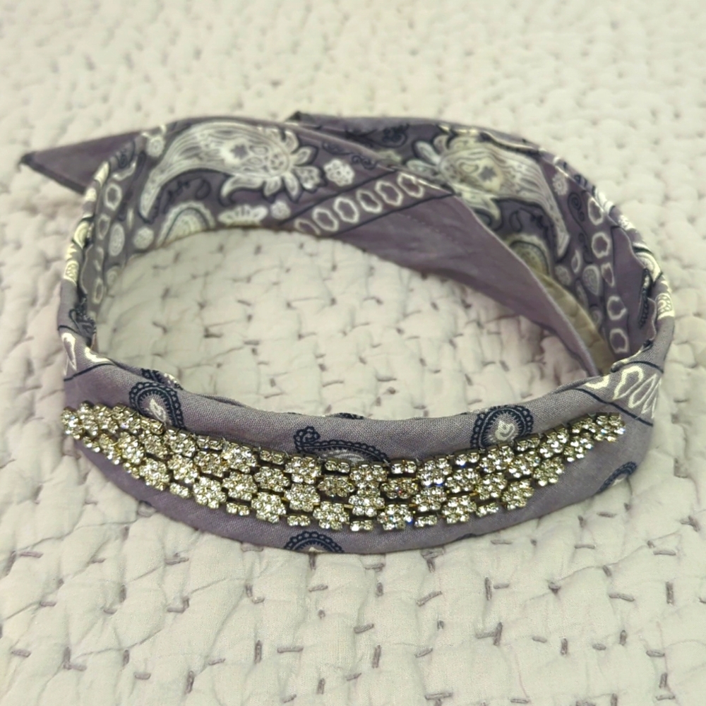 Pre stitched Bedazzled bandana